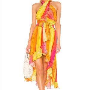 Rococo Sand multi color dress NWT